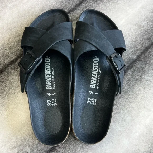 Birkenstock siena black sales